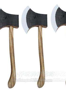 万圣节木制斧头道具舞台道具斧头cosplay帽子眼镜帮年会舞蹈cos斧