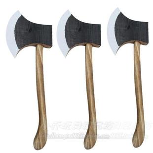 万圣节木制斧头道具舞台道具斧头cosplay帽子眼镜帮年会舞蹈cos斧