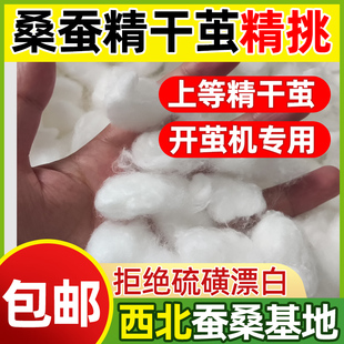 大个桑蚕精干茧开茧机抽丝机可用蚕丝精干原料蚕茧球蚕丝桑蚕茧