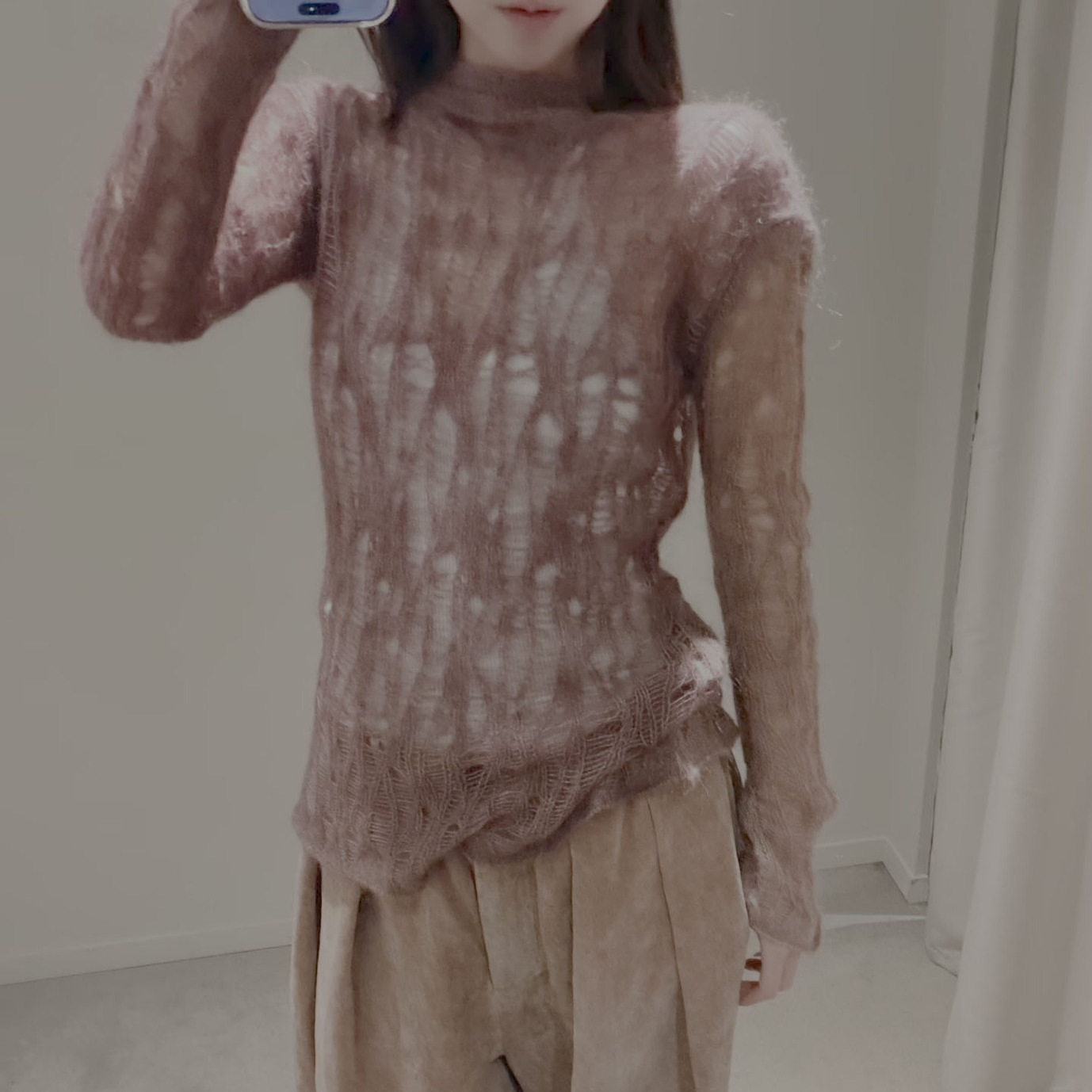 花一【上海高版本】设计感潮流流纱镂空纹理针织衫气质修身罩衫女,女装/女士精品,毛针织衫,淘宝优惠券,粉丝福利购,淘宝优惠卷