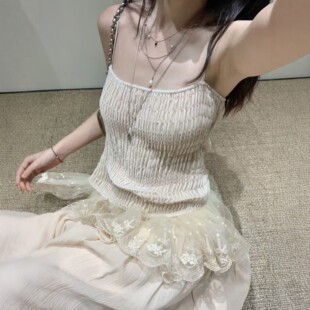 花一【上海版本】26ss百搭复古法度假风白色短款衬衫舒适海边穿搭