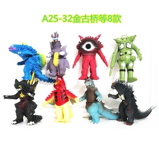 奥特软胶怪兽玩具超人 机器人模型巴顿儿童玩偶摆件义乌地摊货