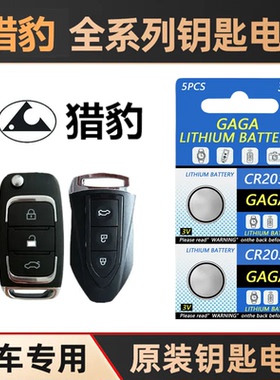 适用猎豹CS10CS9黑金刚Q6Q9飞腾CS6迈图汽车遥控器钥匙纽扣电池