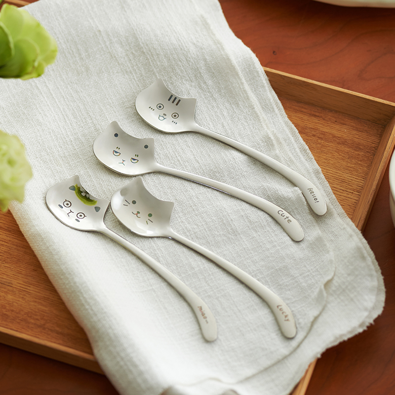 肆月304不锈钢吃西瓜勺冰淇淋勺