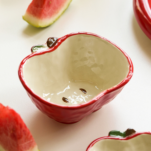 肆月饭碗陶瓷水果酸奶碗家用2026新款高颜值小碗米饭碗釉下彩餐具