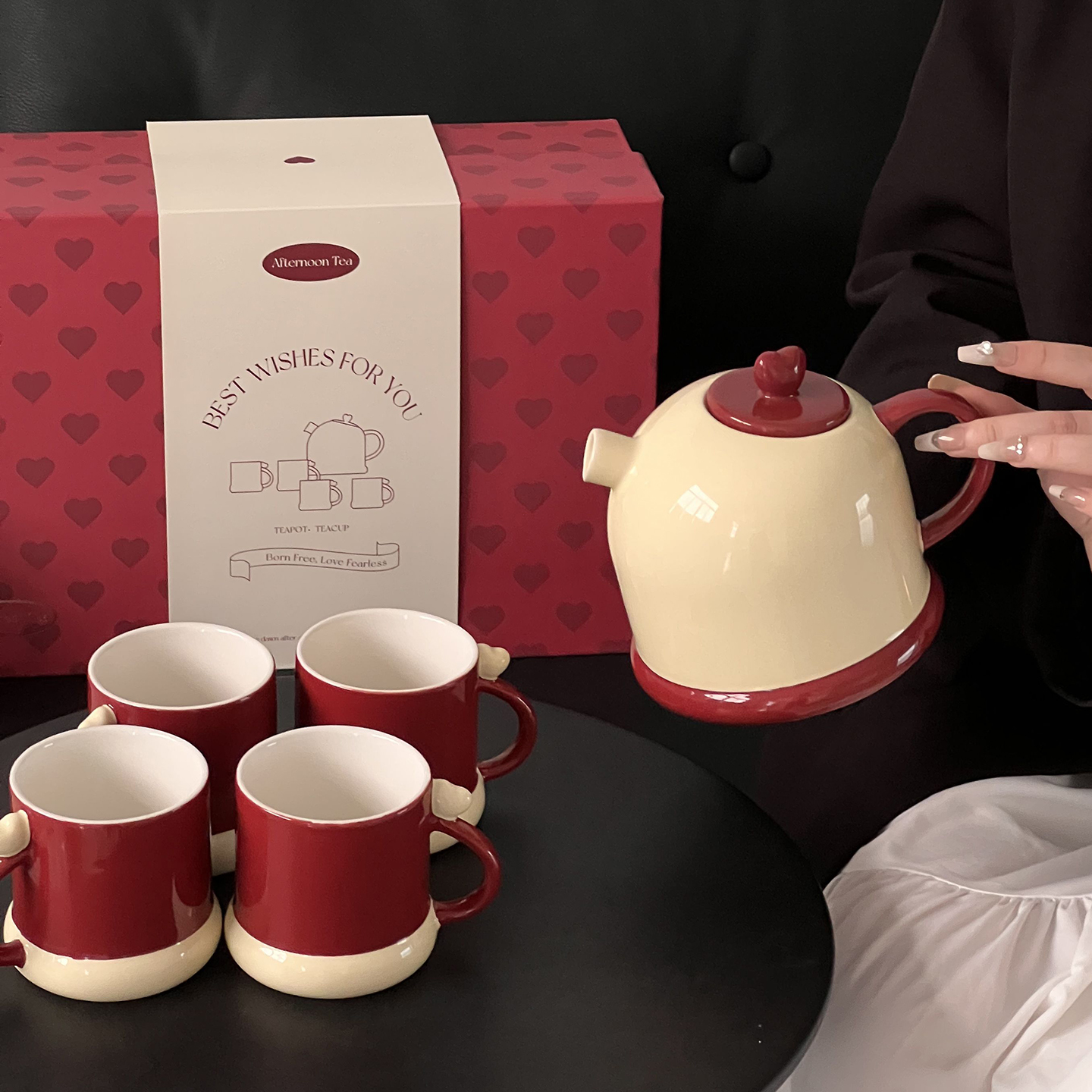 肆月新婚订婚茶具送礼套装