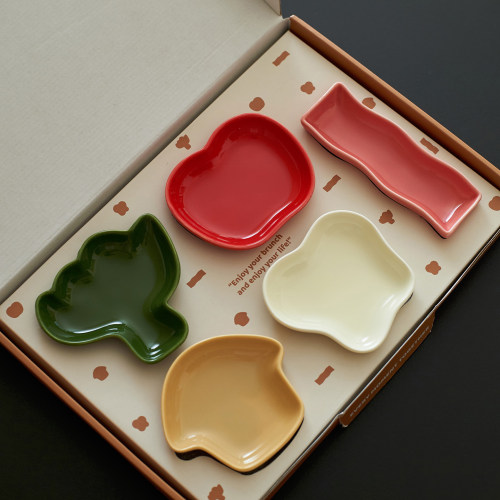 肆月可爱蘸料碟套装高颜值