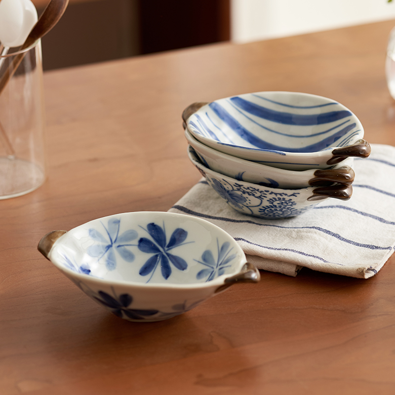 肆月日式火锅酱料陶瓷小碗