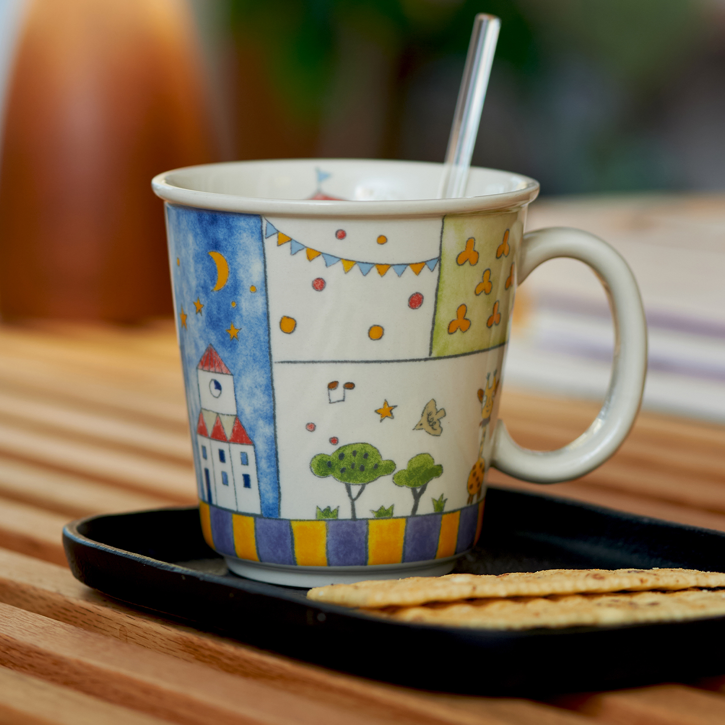 肆月好看的复古的马克杯