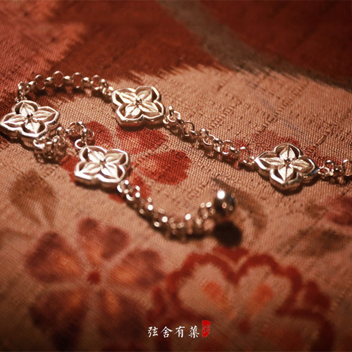 925纯银细手链半生缘南蘋文艺