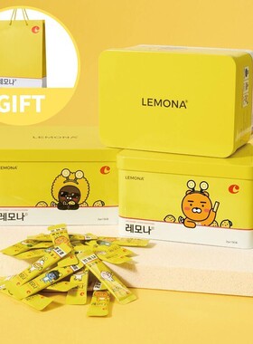 韩国直邮庆南Lemona维生素c粉白肤VC冲剂可溶性粉150条图案随机发