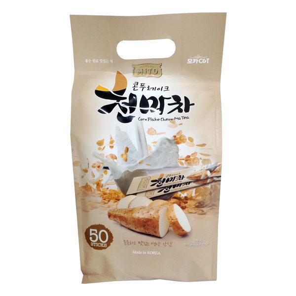 韩国直邮C&T胶原蛋白天麻茶玉米片代餐营养早餐冲泡50包