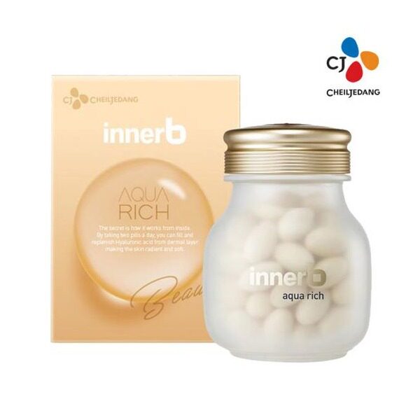 韩国直邮innerb因美补水银行金色瓶胶原蛋白补水丸56粒女性