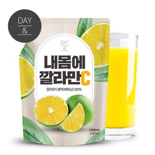 韩国直邮DAY卡曼橘小柠檬原液低卡1L张沫凡推荐夏日冲饮