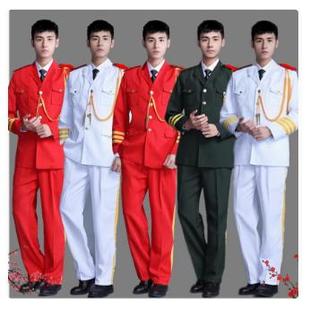 军乐队打鼓演出服成人摇滚乐队鼓号队管乐腰鼓队男女表演外套长袖