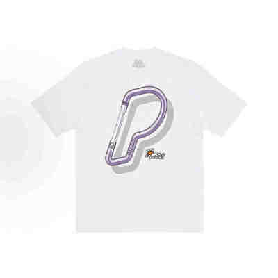Palace IT'S THE CLIMB登山扣P字母图案圆领短袖t恤 男女同款