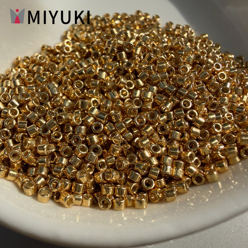 日本御幸MIYUKI金色古董米珠1.6mm高保色DB1831/1832手工串珠材料 - 实物图
