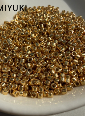 日本御幸MIYUKI金色古董米珠1.6mm高保色DB1831/1832手工串珠材料