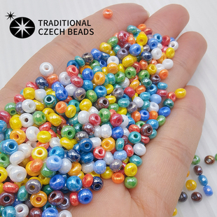 PRECIOSA捷克宝仕奥莎进口米珠混色油画手工diy串珠手链项链配件