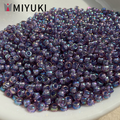 御幸幻彩紫染芯米珠DIY串珠配件