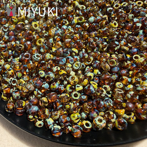 御幸MIYUKI日本进口琥珀色米珠