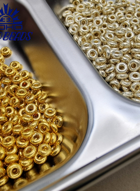 日本TOHO东宝甜甜圈2/3/4mm车轮珠米珠PF557/PF558高保色隔珠串珠