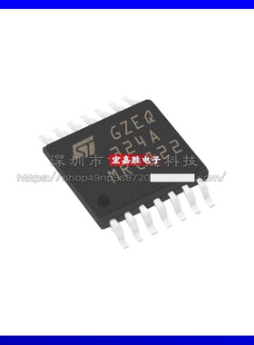 LM324APT封装TSSOP14 丝印324A 贴片低功耗四路运算电子元器件