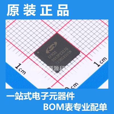 型号EFR32BG12P232F1024GM68-C封装QFN-68(8x8)品牌SILICONLABS(