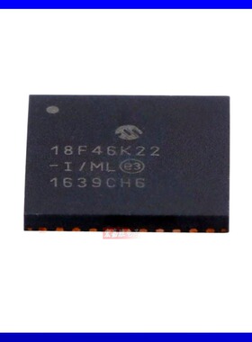 PIC18F46K22-I/ML【IC MCU 8BIT 64KB FLASH 44QFN】全新原装正品