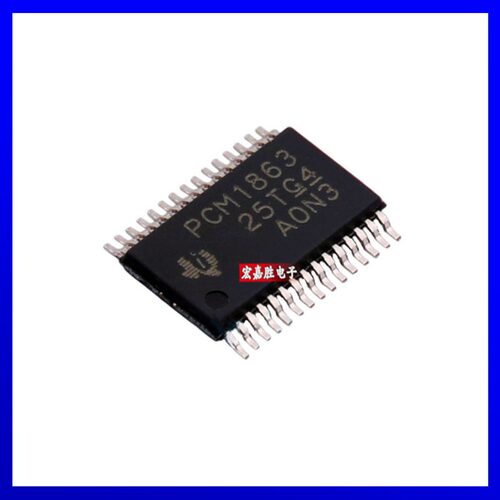 PCM1863DBT【IC ADC 2CH 110DB I2C/SPI 30TSSOP】全新 原装芯片