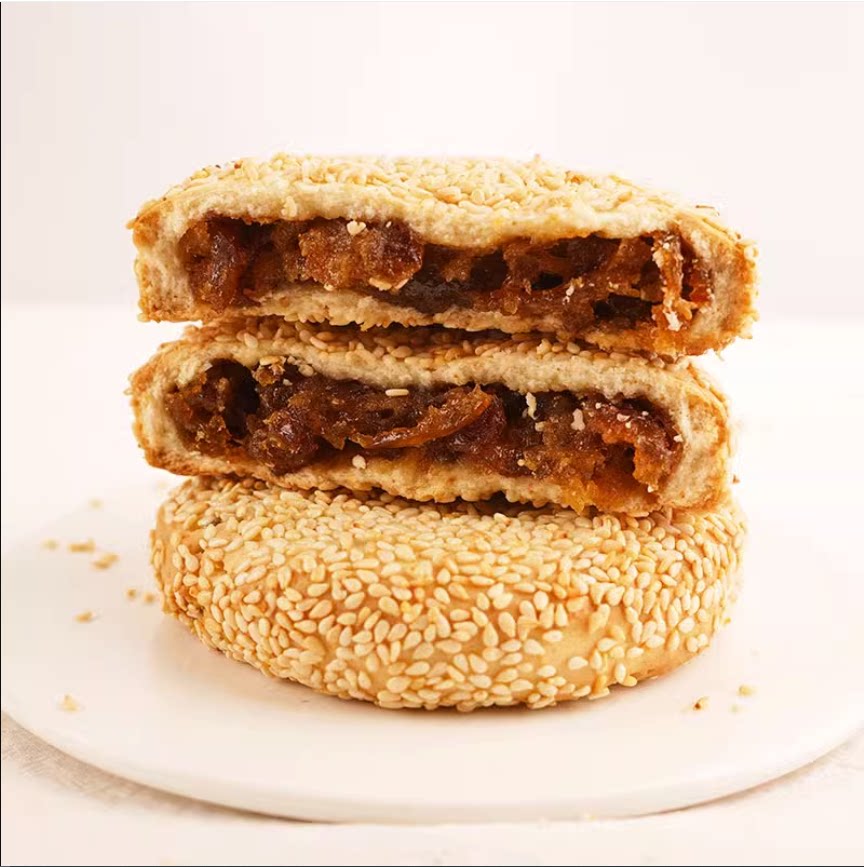 河南马四蜜枣月饼中秋送礼盒装 双麻老式月饼散装手工特产500克