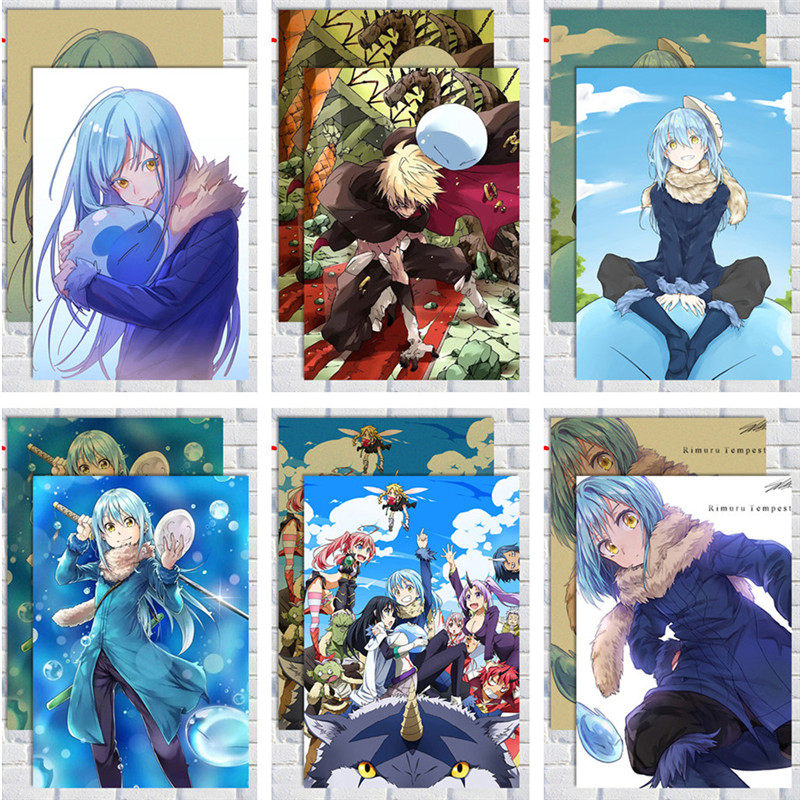 关于我转生变成史莱姆这档事海报 利姆露日本动漫卡通装饰挂画图