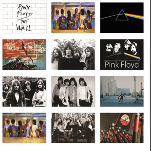 Floyd 迷幻摇滚音乐队装 平克 海报墙贴 饰画 弗洛伊德 Pink