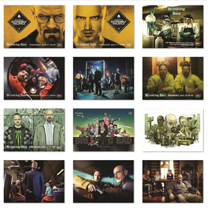 绝命毒师 经典美剧老海报装饰画 室内咖啡馆照片相框墙贴纸