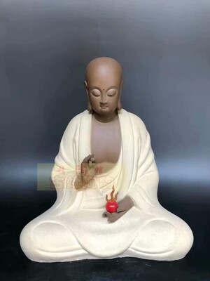 石湾公仔摆件客厅陶瓷地藏王