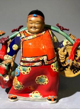 客厅开张摆件大招财童子