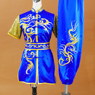 新款儿童武术套路剑术长拳比赛服装 练功服表演出竞赛服演 男女款