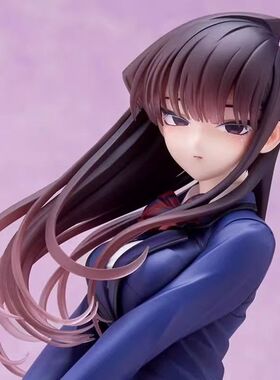 美少女古见硝子静态站姿雕像潮玩公仔书架周边 日系二次元手办