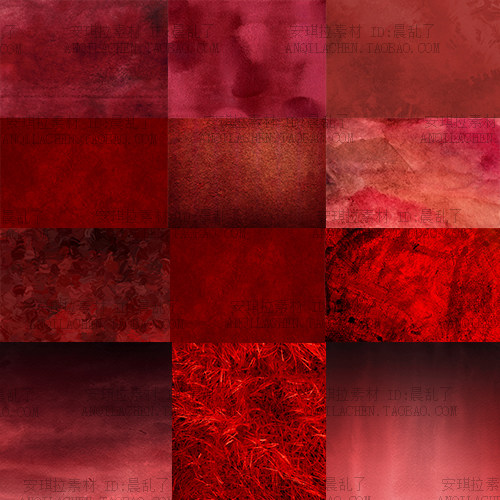 复古中国红色高端水彩水泥墙岩石高清背景纹理图片jpg设计素材