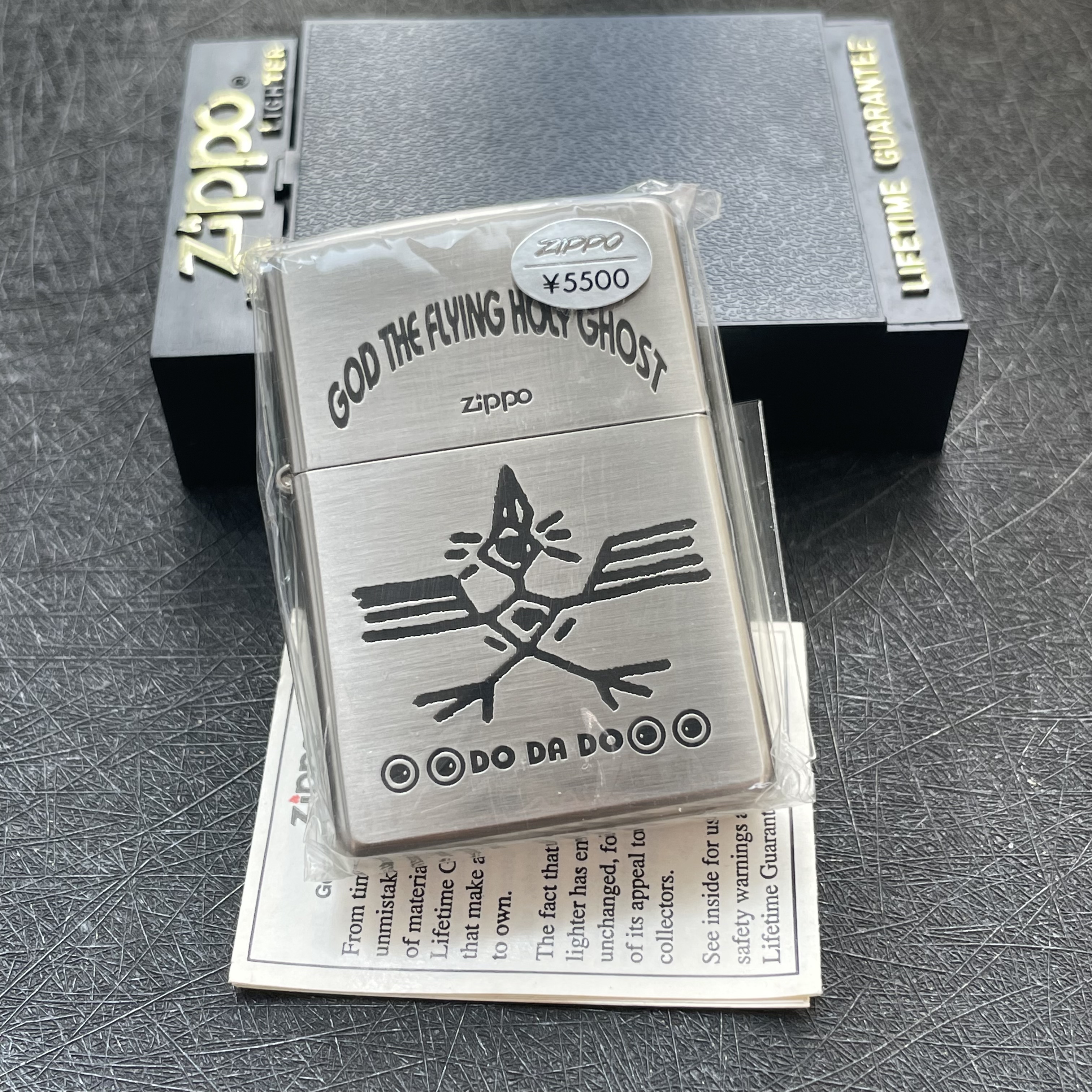 Zippo原装正品 1997年镀银 印第安雷鸟
