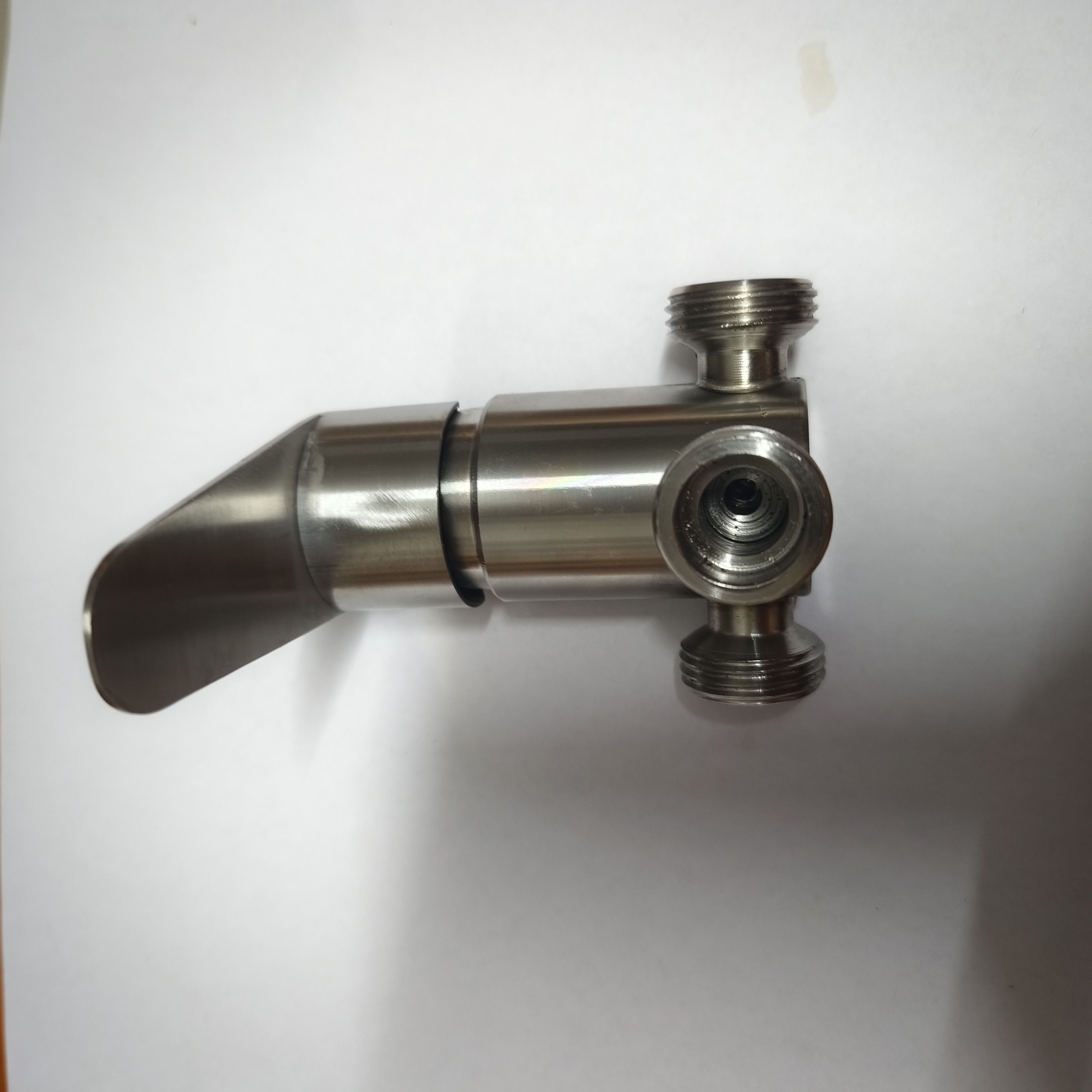 电热水器不锈钢混水阀明装开关冷热混合阀u型水龙头配件三通混水