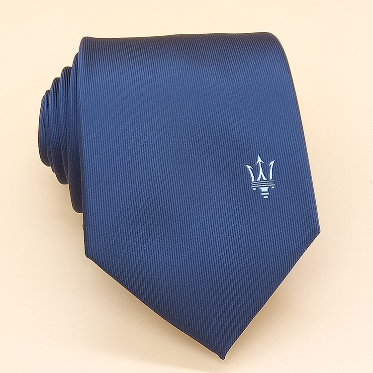汽车4s玛莎拉蒂logo领带定制定做 职业装工作8cm男士商务休闲领带