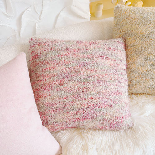 小香风法式田园高级羊毛针织抱枕
