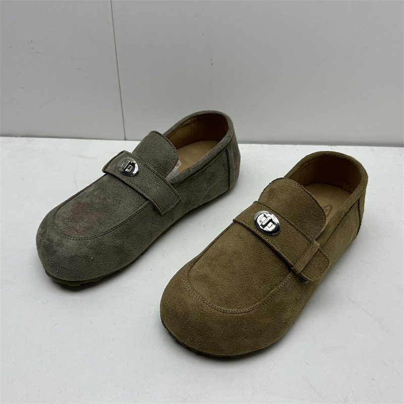 春季新款2026舒适休闲风一脚蹬勃肯鞋女圆头金属扣百搭懒人女单鞋,女鞋,勃肯鞋/软木鞋,淘宝优惠券,粉丝福利购,淘宝优惠卷