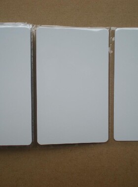 125KHZ低频EM4305白卡ID白卡ID可改写卡ID复制卡85.5*54*0.85MM