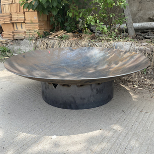 特大70厘米特厚3mm家用室外团建篝火炉架烤火营地晚会木柴火盆