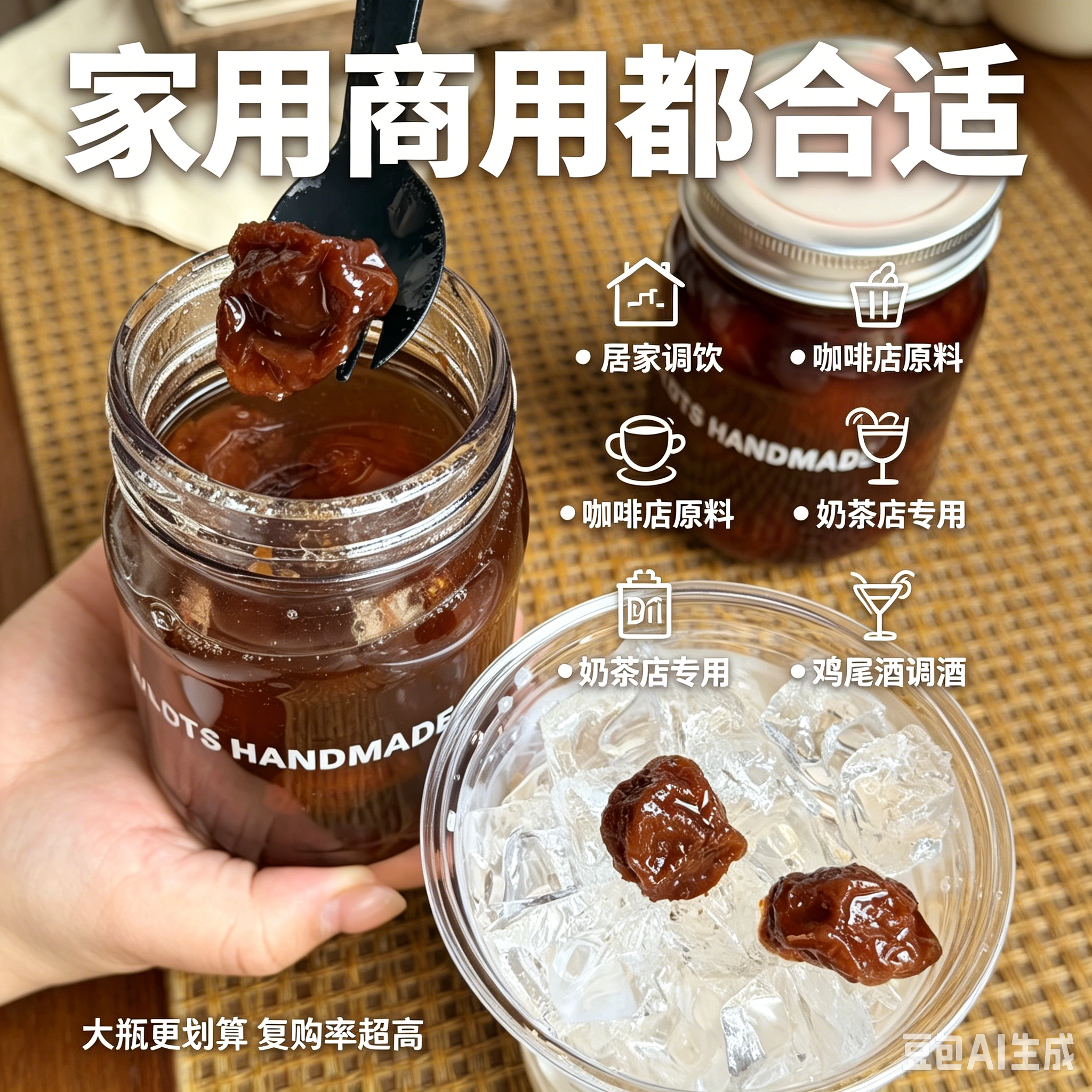 话梅糖浆浓缩商用调饮图片