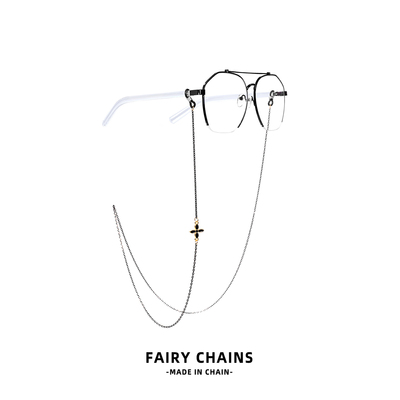 FAIRYCHAINS金属单边四叶草镜链