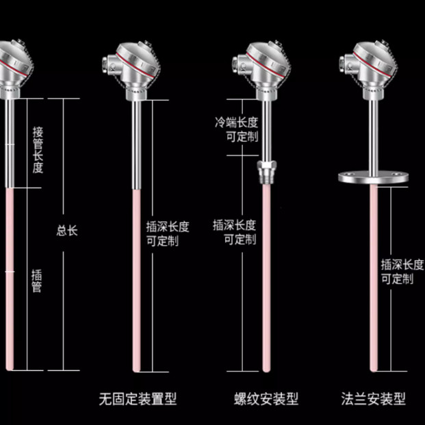 一体化温度传感器热电偶PT00防爆热电阻隔爆温度变送器4-20ma模块