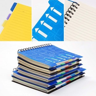 笔记本分类分层 多功能分隔页索引带有标签的记账本子活页记事本